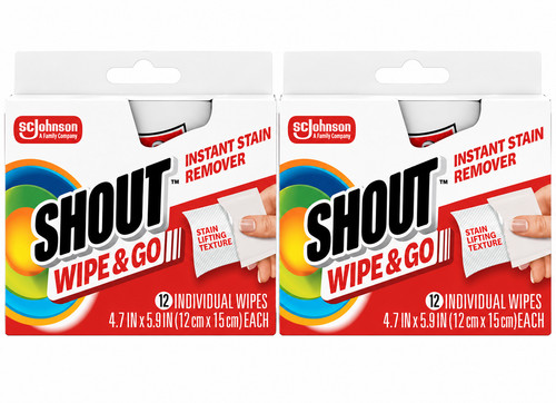 Shout wipe go portable - shout, &